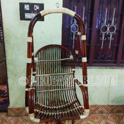 Cane Craft Single Seater Large Size Hanging Swing with Chain