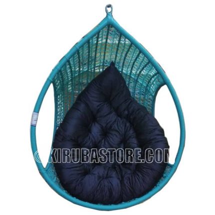 Cane Craft Indoor Outdoor Hanging Pelorous Swing with Stand and Cushion