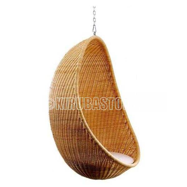Cane Craft Oval Swing With Cushion