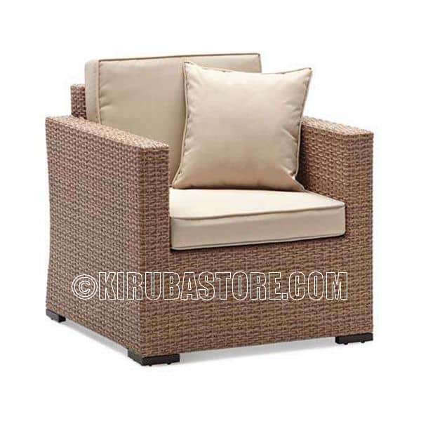 Cane Craft Single Box Armchair with Cushion