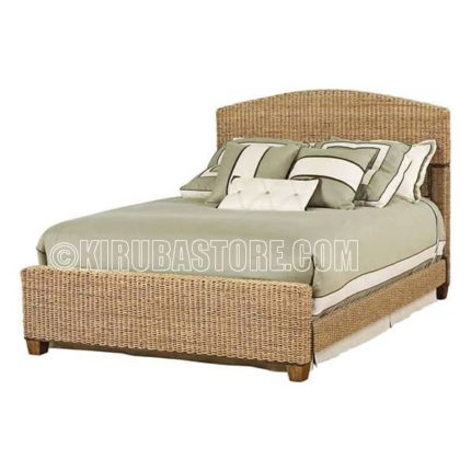 Cane Craft Royal Cane Double Bed with High-End Mattress and Pillow