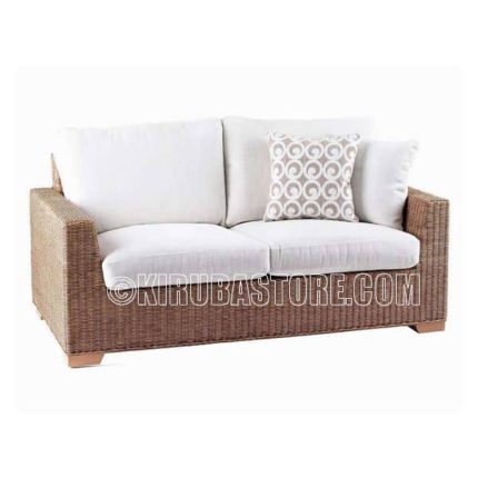 Cane Craft Unique and Aesthetic Luca Two Seater Box Cane Sofa